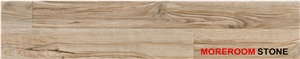 Bedrooom Wood Grain Looking Ceramics Tiles for Flooring