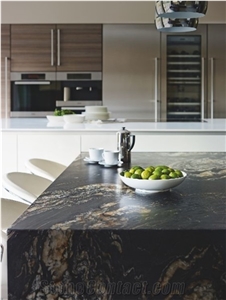Black Marble with White Veins Galaxy Stars Marble Counter Top Black Marble with White Veins Galaxy Stars Marble Counter Top