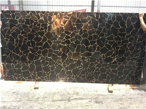 Black Semiprecious Stone Slabs Price,Wholesale High Quality Gemstone Slabs