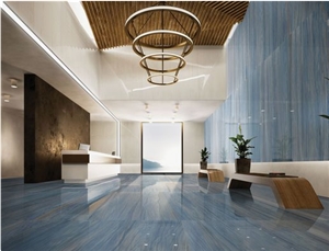 Brazil Azul Macaubas Blue Quartzite Slab for Countop or Floor