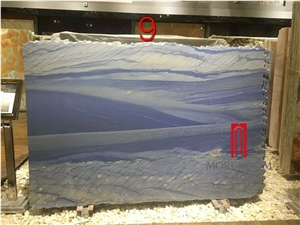 Brazil Azul Macaubas Blue Quartzite Slab for Countop or Floor