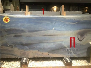 Brazil Azul Macaubas Blue Quartzite Slab for Countop or Floor