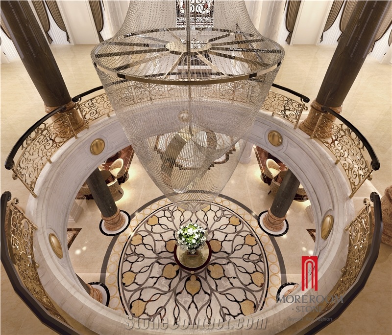 Building Material Floor Round Porcelain Floor Medallions Patterns