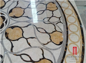 Building Material Floor Round Porcelain Floor Medallions Patterns