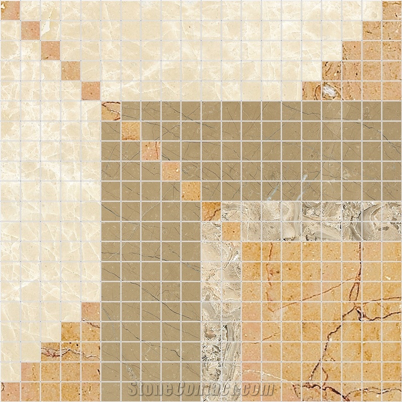 Export Natural Marble Mosaic Tiles for Kitchen Floor