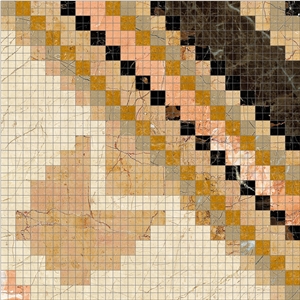 Export Natural Marble Mosaic Tiles for Kitchen Floor