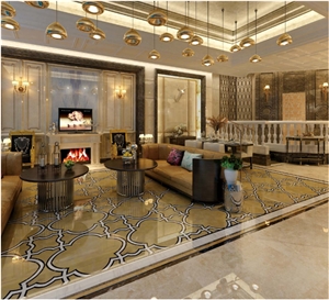 Interior Flood Tile,Polished Glazed Marble Look Porcelain