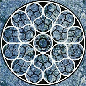 Marble Floor Medallion,Mosaic Honed Waterjet for Floors,Tile Medallions and Border