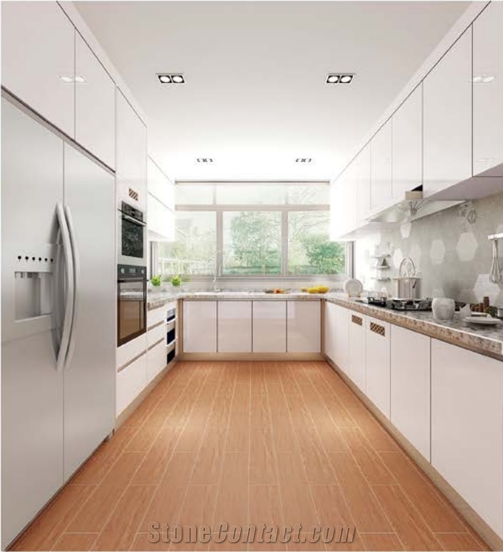 Matte Finish Wood Look Ceramic Tile,Floor Porcelain Tile