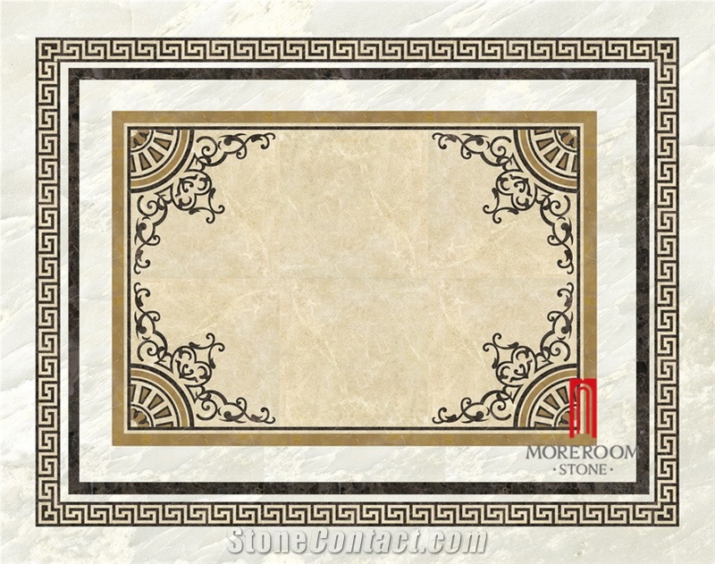 Round or Square Shape Glazed Polished Porcelain Tile,Marble Ceramic Tiles