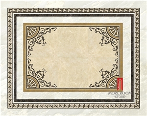 Round or Square Shape Glazed Polished Porcelain Tile,Marble Ceramic Tiles