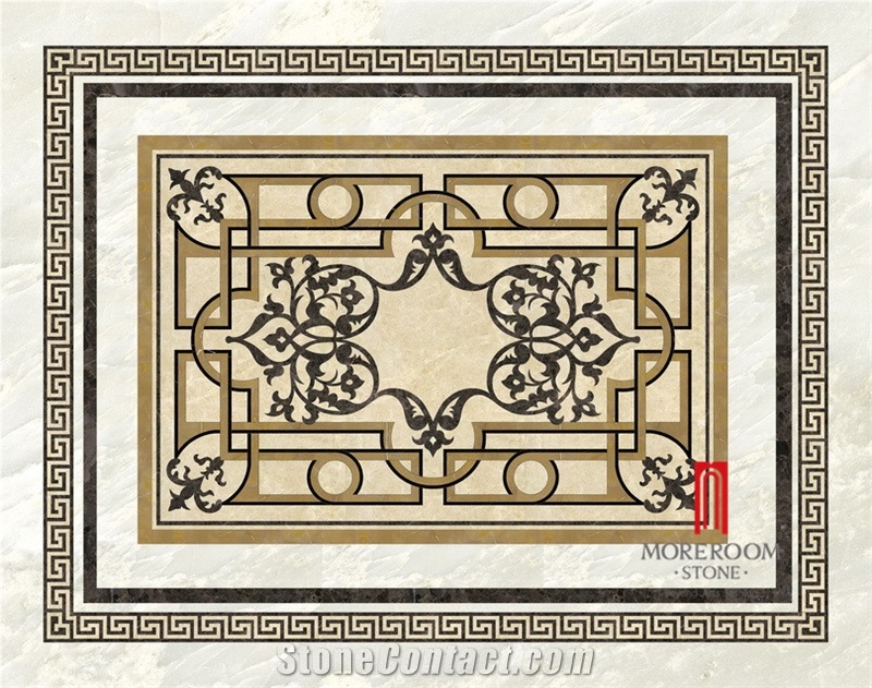 Round or Square Shape Glazed Polished Porcelain Tile,Marble Ceramic Tiles