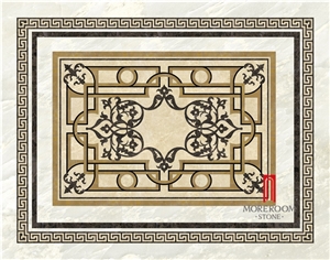 Round or Square Shape Glazed Polished Porcelain Tile,Marble Ceramic Tiles
