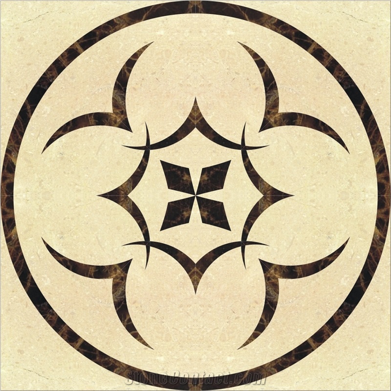 Stone Waterjet Medallion Custom Design Flooring Manufacturer