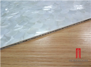 Top Quality Thin Mother Of Pearl Mosaic Tile Marble Mosaic Honeycomb
