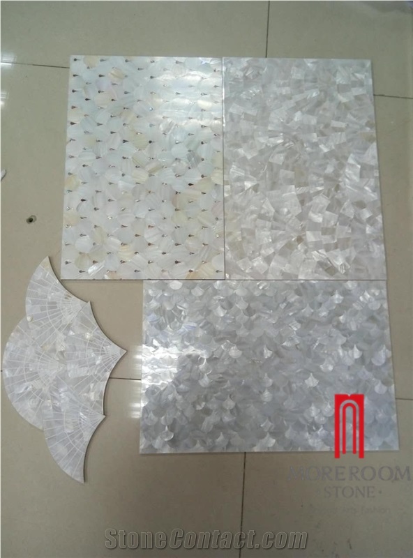 Top Quality Thin Mother Of Pearl Mosaic Tile Marble Mosaic Honeycomb