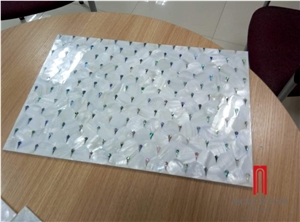 Unique Design Thin Mother Of Pearl Shell Mosaic Tile