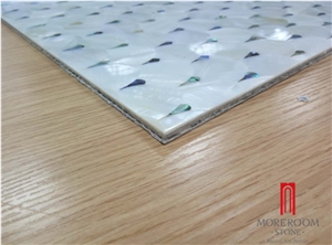 Unique Design Thin Mother Of Pearl Shell Mosaic Tile