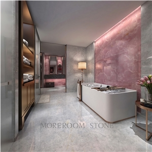 Vitrified Pink Onyx Porcelain Tile for Floor and Wall