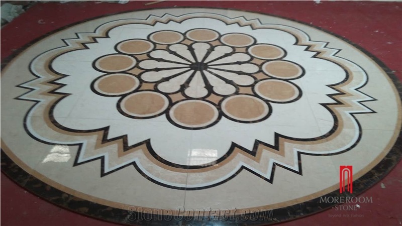 Water Jet Medallions Porcelain Tile Patterns