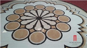 Water Jet Medallions Porcelain Tile Patterns