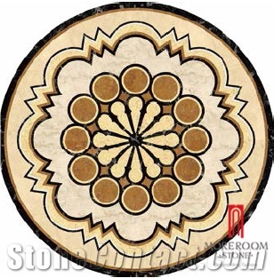 Water Jet Medallions Porcelain Tile Patterns