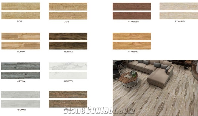 Wood Grain Brick, Porcelain Wood Grain Tile, Wooden Tiles Flooring Designs