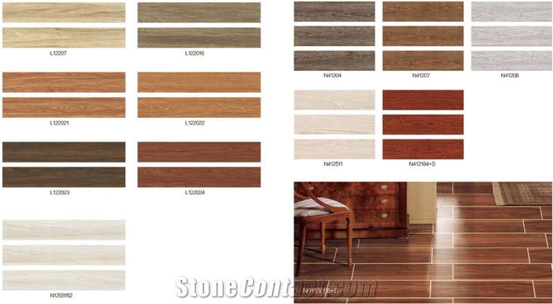 Wood Grain Brick, Porcelain Wood Grain Tile, Wooden Tiles Flooring Designs