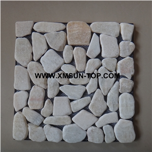 Beige Onyx Sliced Surface Mosaic/Beige Onyx Random Mixed Mosaic Tile/Beige Onyx Wall Mosaic/Beige Onyx Floor Mosaic/Onyx on Mesh
