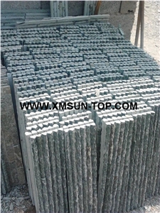 Green Quartzite Peak Shape Cultured Stone/Green Stacked Stone Peak Shape/Green Quartzite Wall Cladding Stone/Green Stacked Stone Veneer