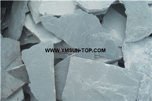 Green Slate Crazy Paving Tiles/Green Slate Loose Crazy Paving Stone/Green Slate Flagstone Walkway Pavers/Slate Random Flagstone/Landscaping Stone