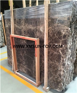 On Sale:Dark Emperador Marble Slab(Thickness:1.6-1.7cm), B Grade Quality/Ramona Brown Marble Tile& Slab/Cheap Castanho Imperador Escuro Panels
