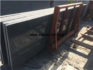 Polished China Impala Black Granite Small Slabs/G654 Granite Small Slabs/Dark Grey Granite Slabs/Charcoal Black Granite Panels/Cheap Granite/A Grade