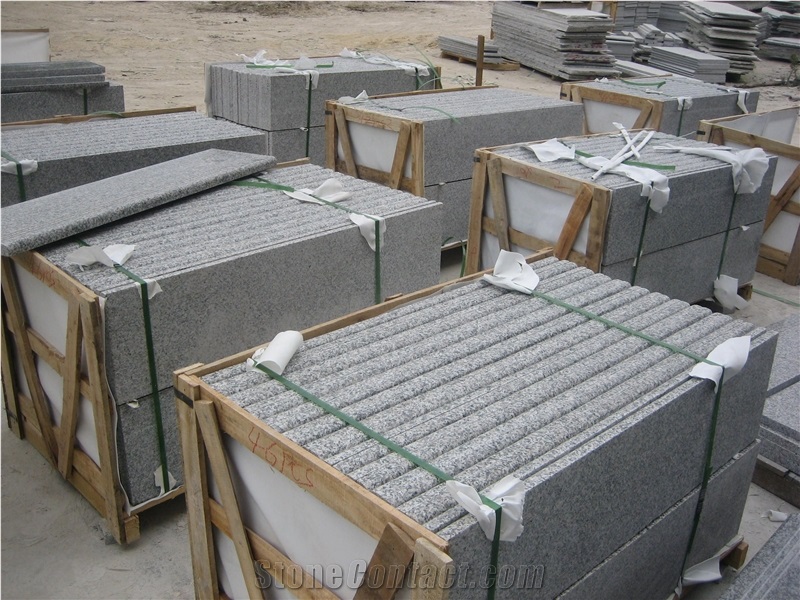 G623 Granite Stairs,Rose Beta Grey Granite,Chinese Grey Granite G623 Steps & Stairs ,Barry White Staircse,Bianco China Stair Threshold,China Bianco