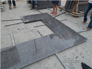 Imperial Brown Granite Polished, Edge Polishing Kitchen Countertops,Worktop,Bench Top,Bar Top,Cafe-Imperial Granite Kitchen Top,Countertop Own Factory