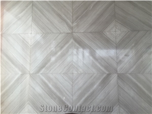 Building Matreial Wood Marble Waterjet Medallion Tiles/Mosaic Marble Floor Tiles