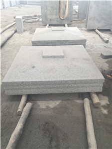 Grey Granite G633 Custom Cast Stone Pier Caps