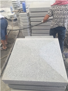 Grey Granite G633 Custom Cast Stone Pier Caps