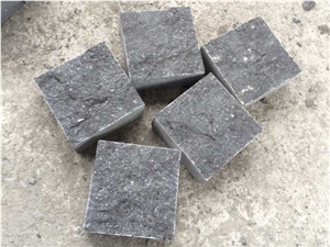 Natural Split Dark Grey G684 Cubic / Cobble Stone for Outdoor Square, G684 Granite Cobble Stone, Exterior Flooring Paving Sets