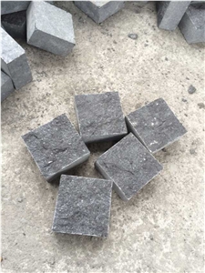 Natural Split Dark Grey G684 Cubic / Cobble Stone for Outdoor Square, G684 Granite Cobble Stone, Exterior Flooring Paving Sets