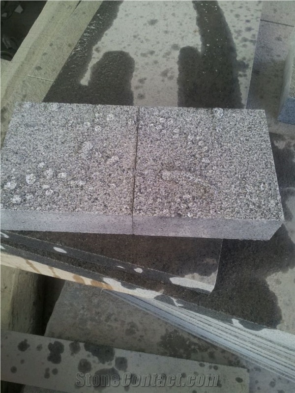 Natural Split Dark Grey G684 Cubic / Cobble Stone for Outdoor Square, G684 Granite Cobble Stone, Exterior Flooring Paving Sets