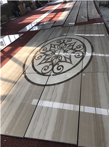 Marble Floor Pattern / Waterjet Medallions / Floor Medallions / Marble Waterjet/Square Medallion