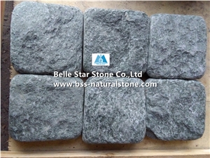 Forest Green Quartzite Cube Stone,Natural Stone Walkway Pavers,Quartzite Driveway Paving Stone,Plaza Tumbled Patio Pavers,Garden Paving Sets