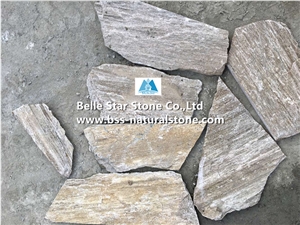 Granite Random Flagstone,Natural Granite Crazy Stone,Natural Irregular Flagstone,Granite Flagstone Walls,Granite Flagstone Walkway Pavers,Courtyard
