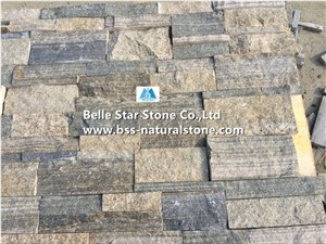 Navy + Gold Wooden + Pink Quartzite Field Stone,Quartzite Loose Ledge Stone,Quartzite Thin Stone Veneer,Natural Retaining Wall,Loose Strip Stone