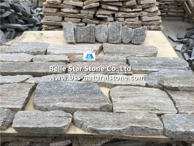 Pink Quartzite Field Stone,Quartzite Loose Ledge Stone,Pink Quartzite Thin Stone Veneer,Quartzite Stone Wall Cladding,Wall L Corner Stone