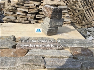 Pink Quartzite Field Stone,Quartzite Loose Ledge Stone,Pink Quartzite Thin Stone Veneer,Quartzite Stone Wall Cladding,Wall L Corner Stone