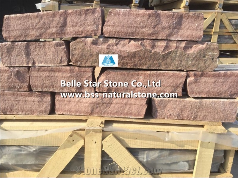 Red Sandstone Field Stone,Sandstone Siding Stone,Red Sandstone Retaining Wall,Red Wall Cladding,Sandstone Ledge Stone,Red Sandstone Thin Stone Veneer