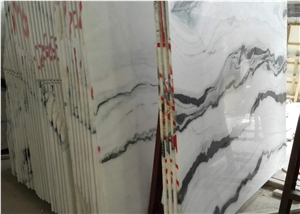 China Panda White Marble with Grey Vein Tiles & Slabs, Marble Wall Covering Tiles, Marble Floor Covering Tiles