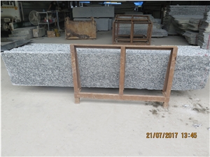 China Cheap Granite White Oyster White Wave Oyster Pearl Granite Spray White Sea Wave G423 Granite Polished Flamed Tile Slab